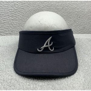 Twins Atlanta Braves Visor Adult XS Strap Back Official Merch Blue MLB Baseball‎
